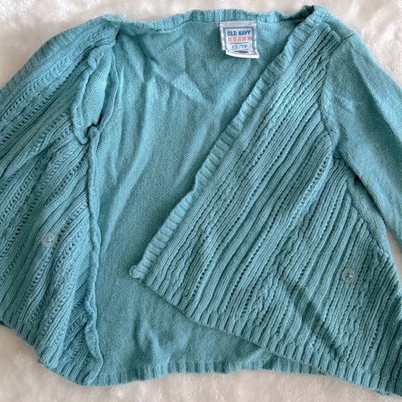 Girls Cotton Angora Blend Wrap Sweater Size XS 4 - Picture 4 of 6